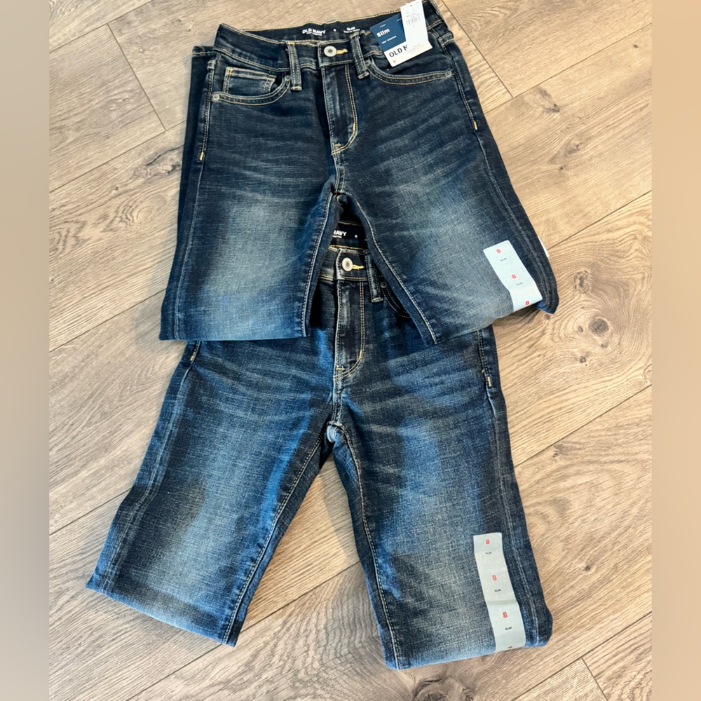 Boys size 8 slim old navy jeans NWT